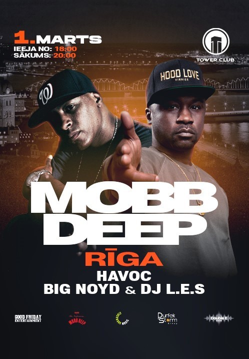 Pirkt biļetes Mobb Deep Rīga,, Koncertzāle Tower Marts 01