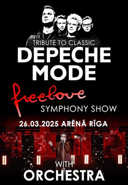 Pirkt biļetes Tribute to classic Depeche Mode - 'FreeLove' Symphony Show with Orchestra Rīga, Arēna Rīga Marts 26