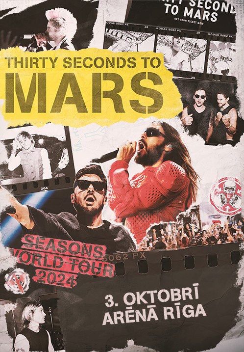 Pirkt biļetes Thirty Seconds To Mars - Seasons Rīga, Arēna Rīga Oktobris 03