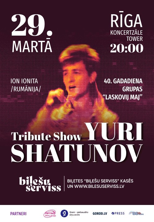 Pirkti bilietus Jurija Šatunova / Юрий Шатунов  tribute šovs Rīga,, Koncertzāle Tower Kovas 29