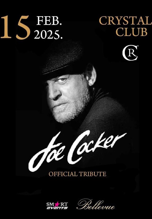 Pirkt biļetes Joe Cocker Official Tribute Rīga, Koncertzāle CRYSTAL CLUB Februāris 15