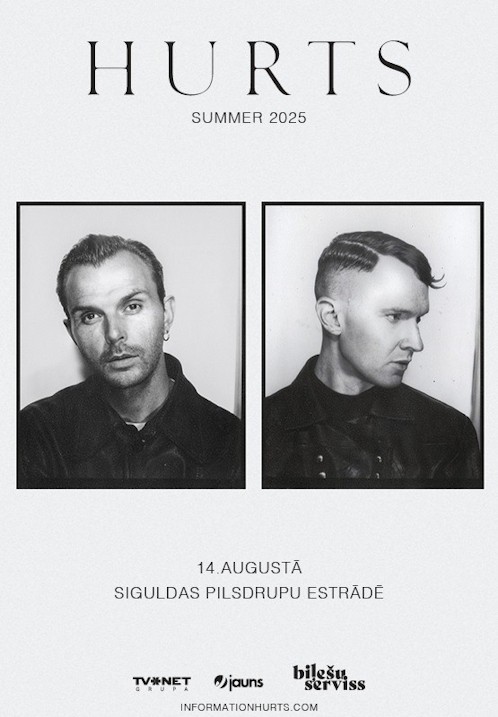 Pirkt biļetes Hurts Sigulda, Siguldas pilsdrupu estrāde Augusts 14