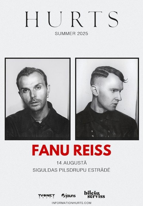 Buy tickets Fanu reiss uz Hurts koncertu Siguldā Rīga, Rīga-Sigulda-Rīga August 14