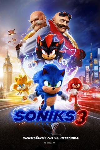 Pirkt biļetes Soniks 3: Filma Sigulda, KINO LORA, Sigulda Janvāris 03