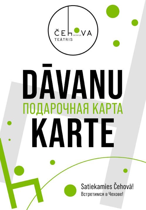 Buy tickets Mihaila Čehova Rīgas Krievu teātra dāvanu biļete Rīga, Dāvanu Biļete Čehova teātris December 31