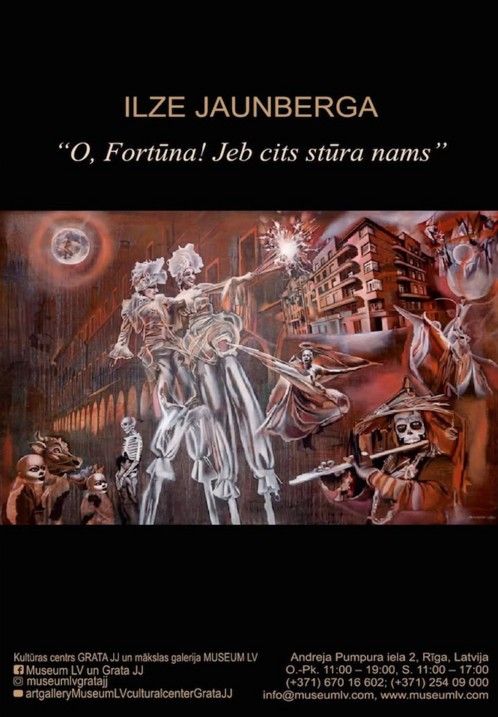 Buy tickets Ilze Jaunberga 'O, Fortūna! Jeb cits stūra nams' Rīga, Mākslas galerija MuseumLV un Kultūras centrs Grata JJ January 17 - March 01