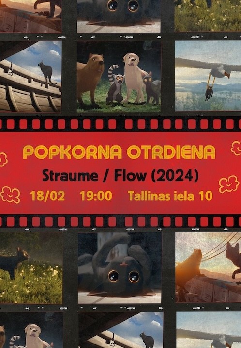 Pirkt biļetes Popkorna Otrdienas: Straume (Flow) Rīga,, Angārs Februāris 18