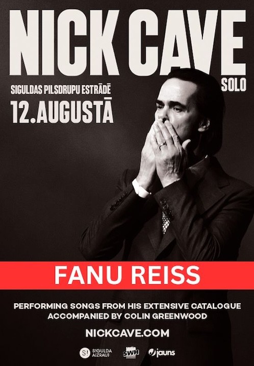 Pirkti bilietus Nick Cave Solo | Fanu reiss Rīga, Rīga-Sigulda-Rīga Rugpjūtis 12