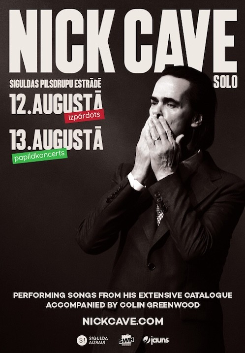 Pirkti bilietus Nick Cave Solo | Accompanied by Colin Greenwood Sigulda, Siguldas pilsdrupu estrāde Rugpjūtis 12