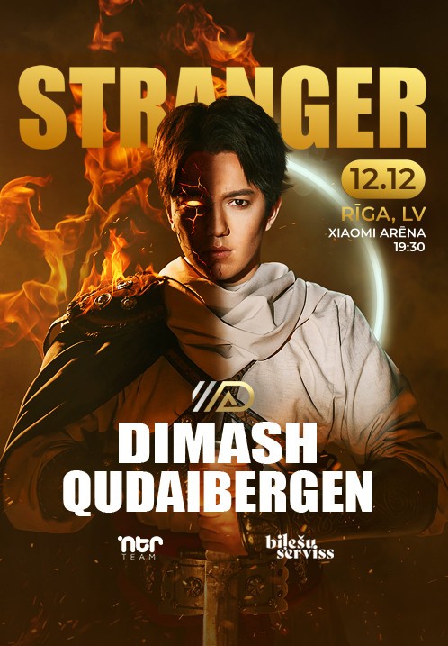 Pirkt biļetes Dimash Qudaibergen 'Stranger' Rīga, Xiaomi Arēna Decembris 12