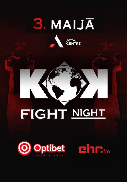 Buy tickets KOK Fight Night Rīga, ATTA Centre May 03