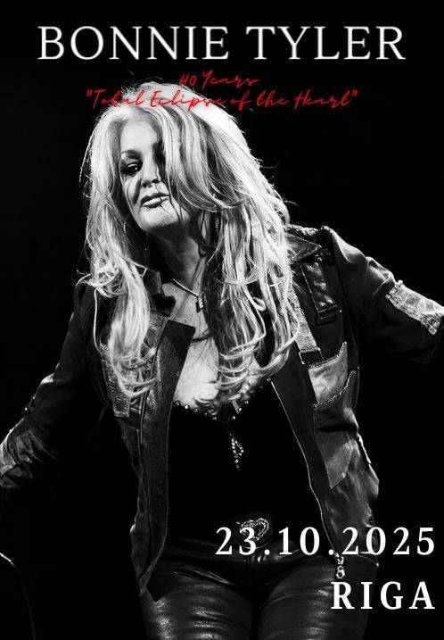 Pirkt biļetes Bonnie Tyler - 40 Years 'Total Eclipse of the Heart' Rīga, Xiaomi Arēna Oktobris 23