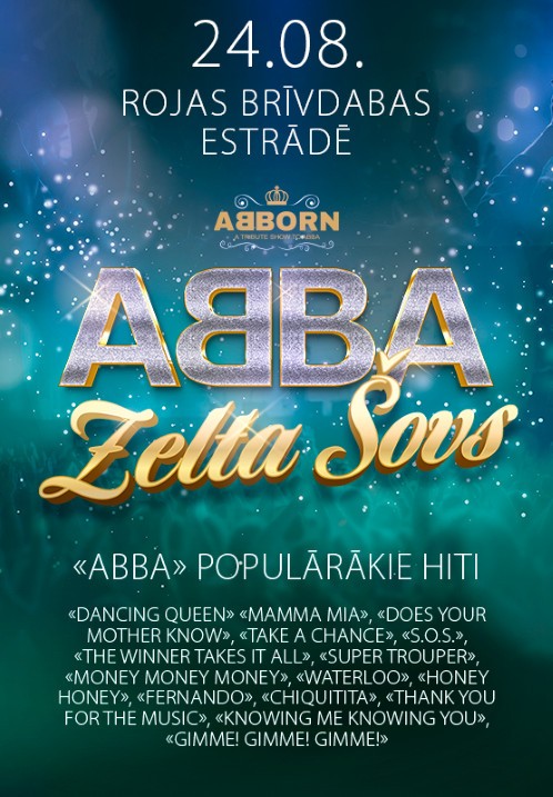 Pirkt biļetes A Tribute Show To ABBA Roja, Rojas brīvdabas estrāde Augusts 24