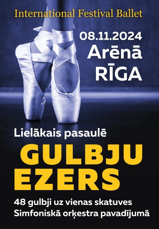 Купить билеты International Festival Ballet - Pasaulē lielākais 'Gulbju Ezers' simfoniskā orķestra pavadījumā Rīga, Arēna Rīga Ноябрь 08