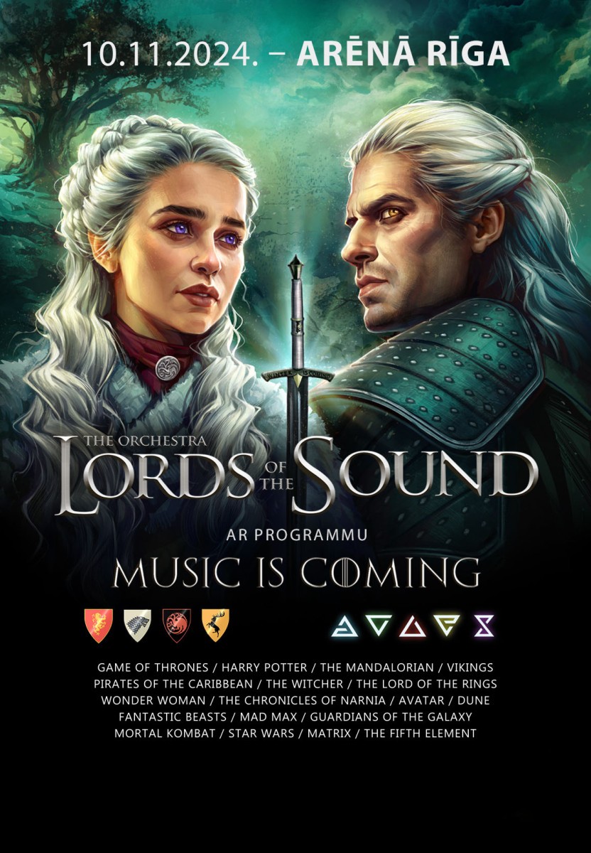 Pirkt biļetes Lords of the Sound.  'Music is Coming' Rīga, Arēna Rīga Novembris 10