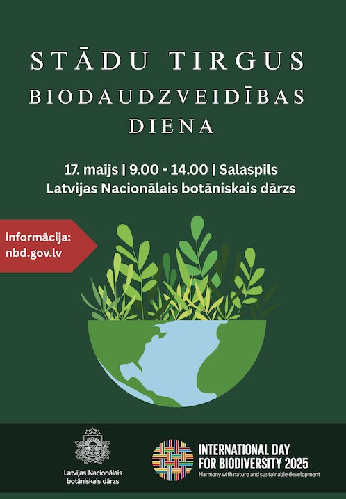 Pirkt biļetes Stādu tirgus | Biodaudzveidības diena Salaspils, Nacionālais botāniskais dārzs Maijs 17
