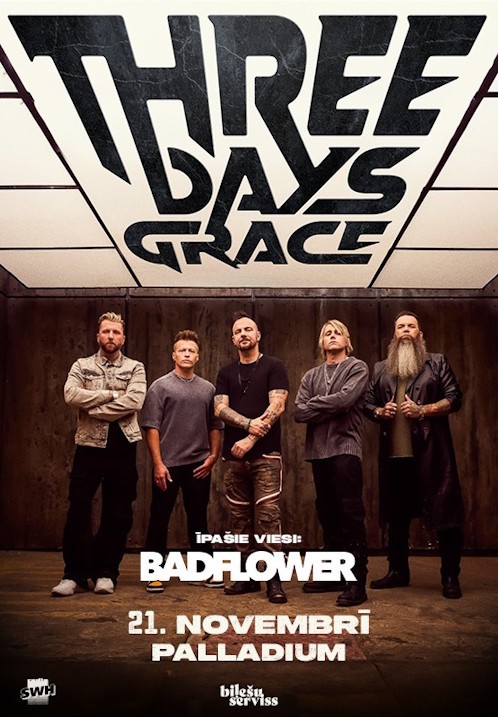 Pirkt biļetes Three Days Grace Rīga, Palladium Rīga Novembris 21