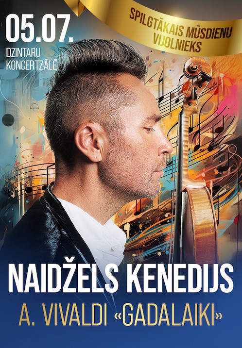 Pirkt biļetes Naidžels Kenedijs | A.Vivaldi 'Gadalaiki' Jūrmala, Dzintaru koncertzāle, Jūrmala Jūlijs 05