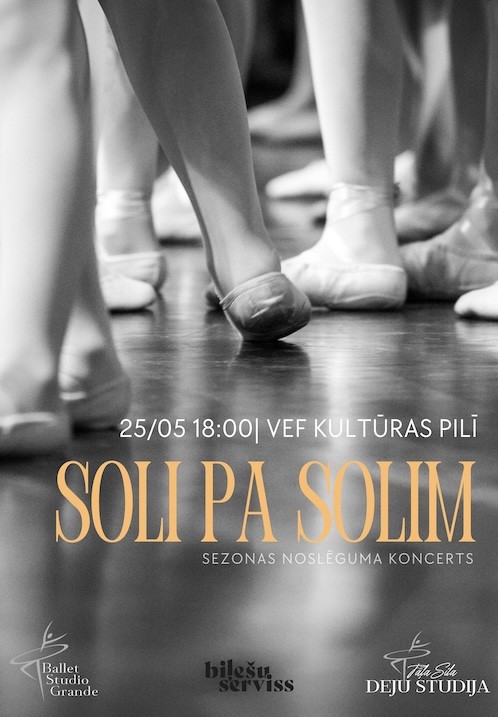 Pirkt biļetes Koncerts 'Soli pa Solim' Rīga, VEF kultūras pils Maijs 25