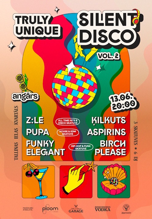 Pirkt biļetes Silent Disco'25: Summer Edition Vol. 2. Rīga,, Angārs Jūnijs 13-14