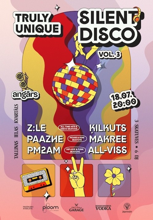 Pirkt biļetes Silent Disco'25: Summer Edition Vol. 3. Rīga,, Angārs Jūlijs 18-19