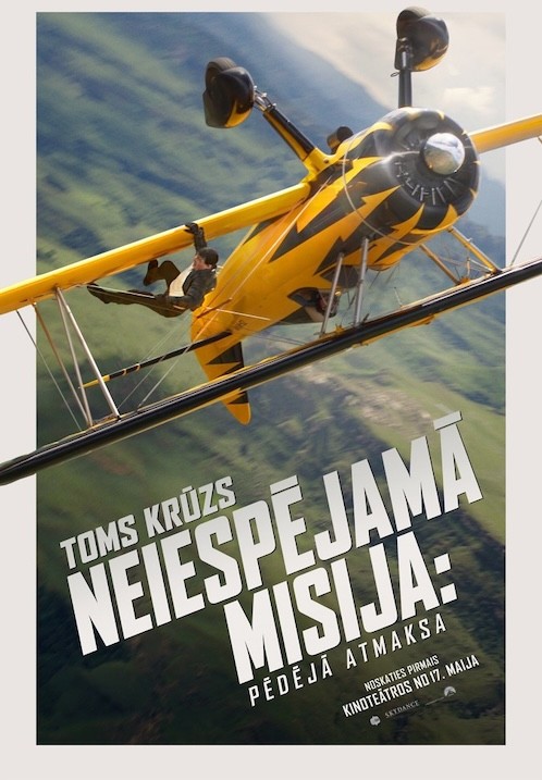 Pirkt biļetes Neiespējamā misija: Pēdējā atmaksa Talsi, Kino Auseklis, Talsi Maijs 24