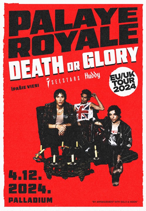 Buy tickets Palaye Royale Rīga, Palladium Rīga December 04