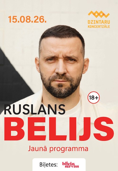 Pirkt biļetes Ruslans Belijs / Руслан Белый. Jauna programma - Stand Up Jūrmala, Dzintaru koncertzāle, Jūrmala Augusts 15