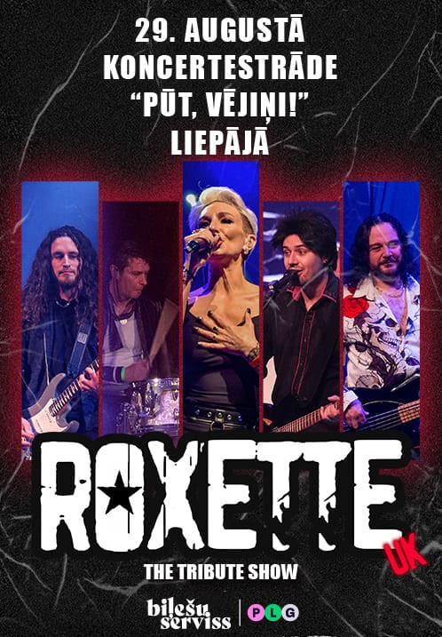 Pirkt biļetes Roxette UK Liepāja, Koncertestrāde Pūt, Vējiņi! Augusts 29