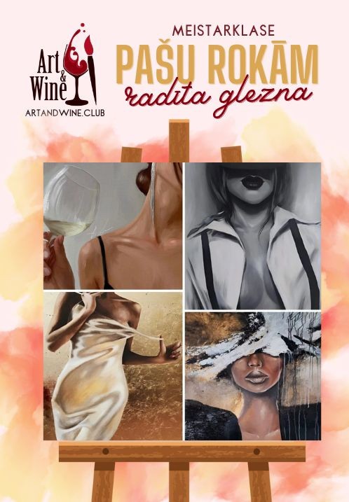 Pirkt biļetes Art&Wine radošā meistarklase: Zīmējam 'Sievietes' Rīga, Art and Wine studija Maijs 30