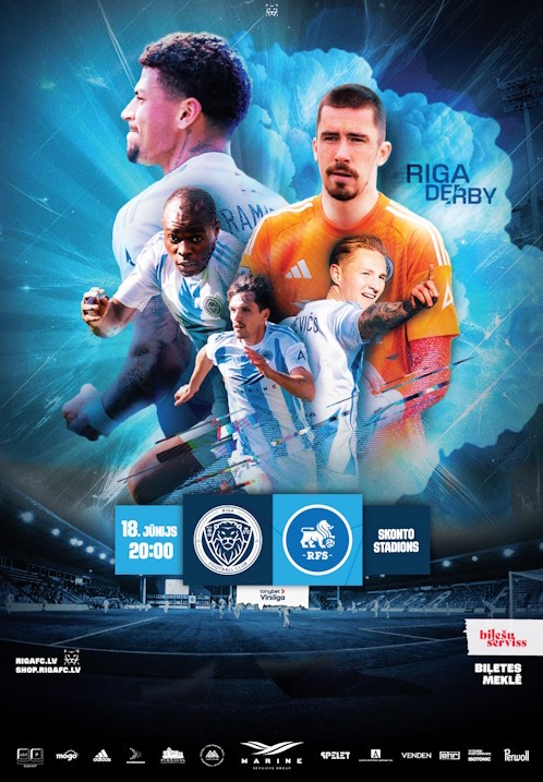 Pirkt biļetes FC Riga Mājas Spēle RIGA FC - RFS Rīga, Skonto stadions Jūnijs 18