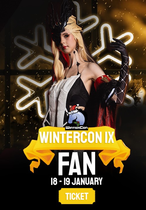 Pirkt biļetes WinterCon IX fanu biļete (pārcelts no 11.-12.01.2025) Rīga, Ķīpsalas starptautiskais izstāžu centrs Janvāris 18-19