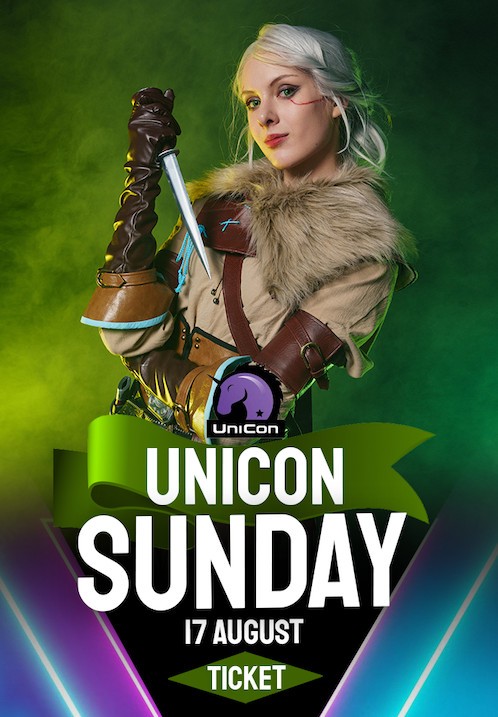 Pirkt biļetes UniCon 2025 - Latvian Comic Con Svētdienas biļete Rīga, Ķīpsalas starptautiskais izstāžu centrs Augusts 17