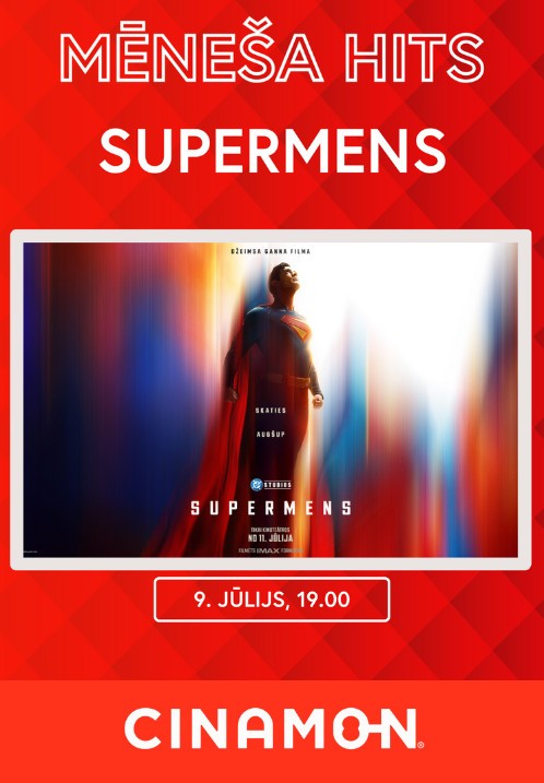 Pirkt biļetes Supermens Liepāja, CINAMON KINO BALLE Jūlijs 09