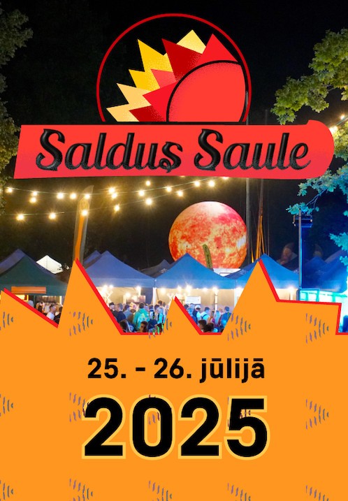 Pirkt biļetes Sestdienas 26.07. biļete - Festivāls Saldus Saule 2025 Saldus, Saldus Kalnsētas parks Jūlijs 26-27