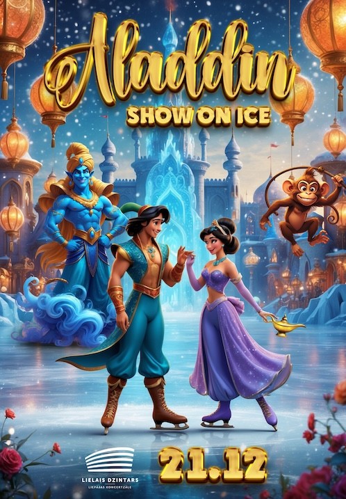Pirkt biļetes Aladdin on Ice Liepāja, Lielais Dzintars, Liepāja Decembris 21