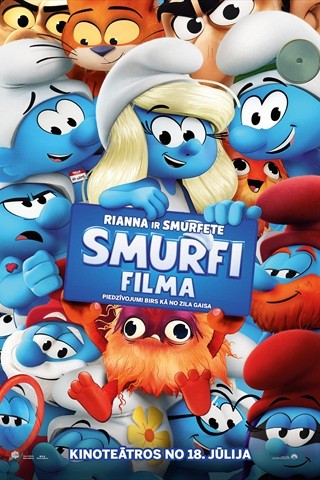 Pirkt biļetes Smurfi: Filma Sigulda, KINO LORA, Sigulda Jūlijs 19