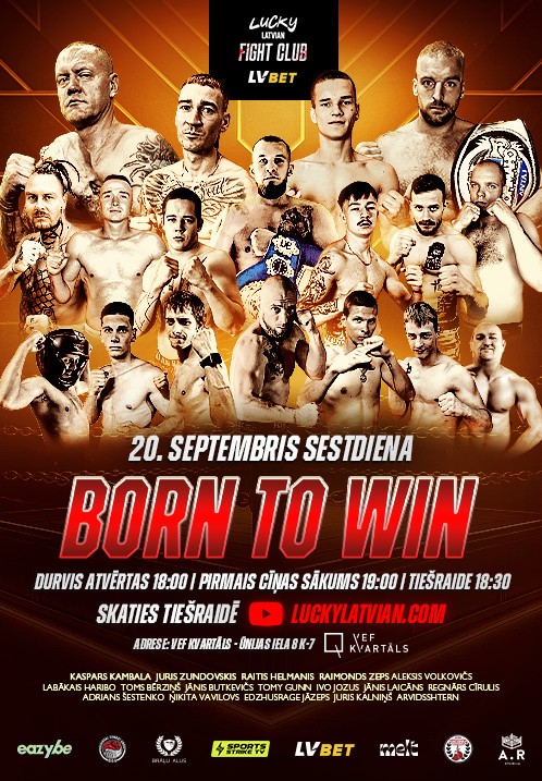 Pirkt biļetes Lucky Latvian Fight Club Rīga, VEF Vasarnīca Septembris 20