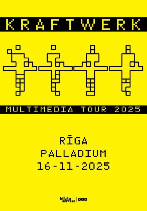 Pirkt biļetes Kraftwerk | Multimedia Tour 2025 Rīga, Palladium Rīga Novembris 16