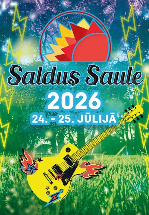 Pirkt biļetes Divu dienu biļete + telšu pilsētiņa - Festivāls Saldus Saule 2026 Saldus, Saldus Kalnsētas parks Jūlijs 24-26