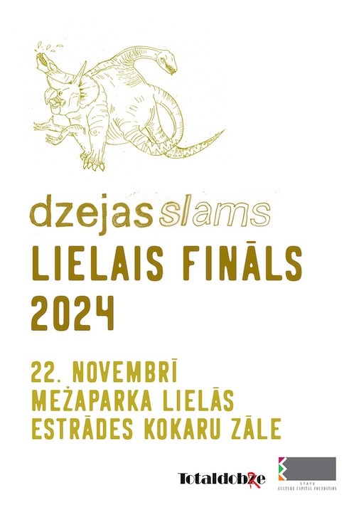 Pirkt biļetes Lielais Dzejas slamu fināls 2024 Rīga, Mežaparka Lielās estrādes Kokaru zāle Novembris 22
