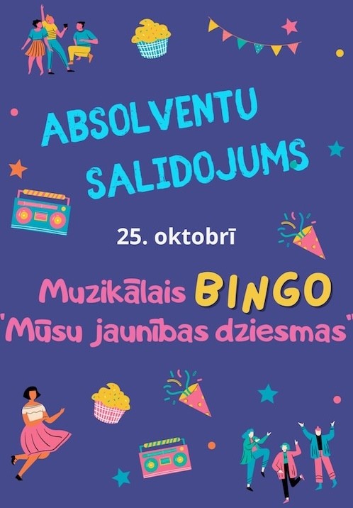 Buy tickets Absolventu salidojums. Jūrmalas Kauguru vidusskolā 80 gadu jubilejas dienā Jūrmala, Jūrmalas Kauguru vidusskola October 25-26