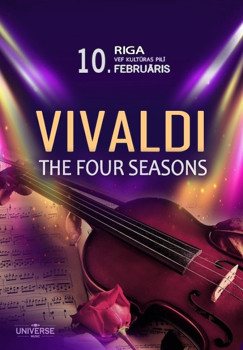 Pirkt biļetes Vivaldi - The Four Seasons Rīga, VEF kultūras pils Februāris 10