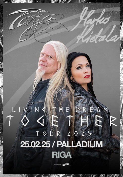Pirkt biļetes Living The Dream Together Tour 2025: Tarja Turunen & Marko Hietala Rīga, Palladium Rīga Februāris 25